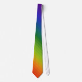 Rainbow Gradient Stripes Krawatte (Vorderseite)