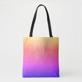 Rainbow Gradient Texted Look Modernes Tasche