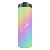 Rainbow Gradient Thermosbecher (Vorderseite)