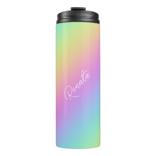 Rainbow Gradient Thermosbecher (Vorderseite)