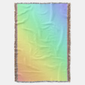 Rainbow Gradient Throw Blanket Decke (Vorderseite Vertikal)