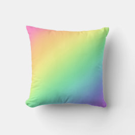 Rainbow Gradient Throw Kissen