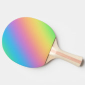 Rainbow Gradient Tischtennis Schläger (Seitenansicht)