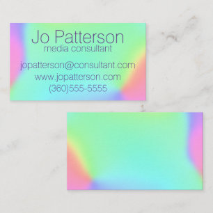 Rainbow Gradient Visitenkarte