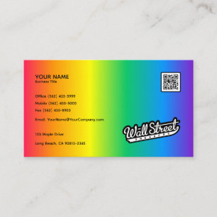 Rainbow Gradient - Visitenkarte