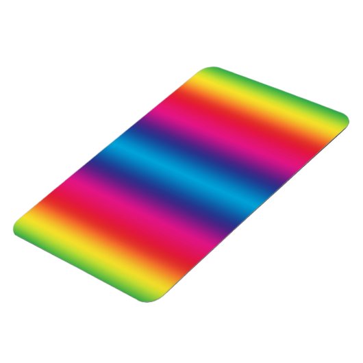 Rainbow Gradient - Vorlage für benutzerdefinierte  Magnet (Linke Seite)