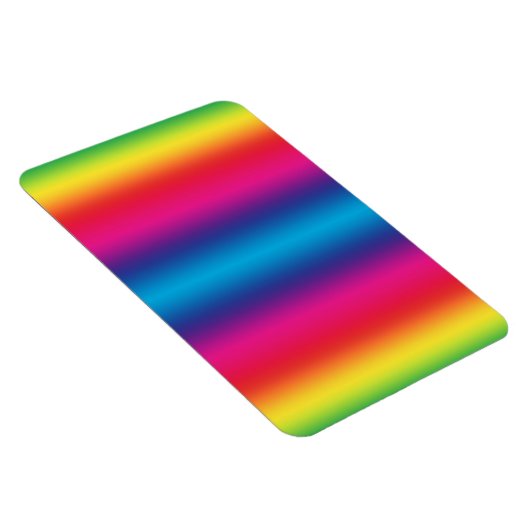 Rainbow Gradient - Vorlage für benutzerdefinierte  Magnet (Rechte Seite)