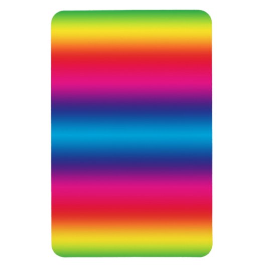Rainbow Gradient - Vorlage für benutzerdefinierte  Magnet (Vertikal)