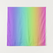Rainbow Gradient Wall Tapestry Wandteppich (Vorderseite (Horizontal))