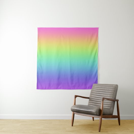 Rainbow Gradient Wall Tapestry Wandteppich (Beispiel)