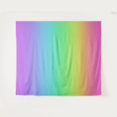 Rainbow Gradient Wandteppich (Vorderseite (Horizontal))