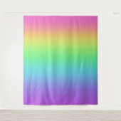 Rainbow Gradient Wandteppich (Vorderseite)