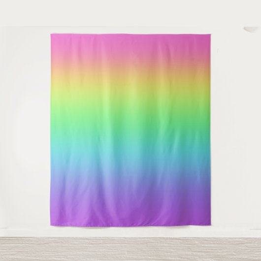 Rainbow Gradient Wandteppich (Vorderseite)