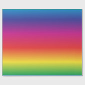 Rainbow Gradient Wrapping Paper Geschenkpapier (Flach)