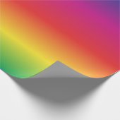 Rainbow Gradient Wrapping Paper Geschenkpapier (Ecke)