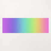 Rainbow Gradient Yoga Mat Yogamatte (Rückseite (Horizontal))