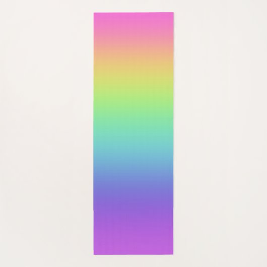 Rainbow Gradient Yoga Mat Yogamatte (Rückseite)