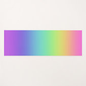 Rainbow Gradient Yoga Mat Yogamatte (Vorderseite (Horizontal))