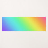 Rainbow Gradient Yogamatte (Vorderseite (Horizontal))