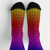 Rainbow Gradienten Pangolin Crew Socken (Oben)