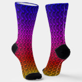 Rainbow Gradienten Pangolin Crew Socken (Gewinkelt)