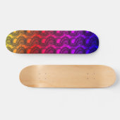 Rainbow Gradienten Pangolin Skateboard (Horizontal)