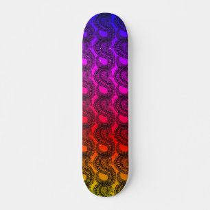 Rainbow Gradienten Pangolin Skateboard