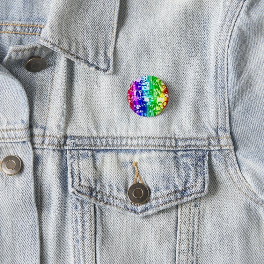 Rainbow Graffiti Button (Beispiel)