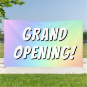Rainbow Grand Opening! Banner (Außenbereich)