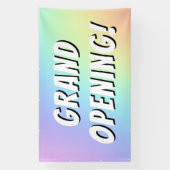 Rainbow Grand Opening! Banner (Vertikal)
