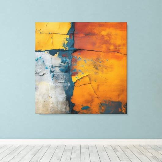 Rainbow Granite Canvas Art Leinwanddruck (Insitu (Holzboden))