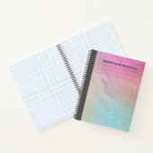 RAINBOW GRAPH PAPER DESIGN NOTEBOOK NOTIZBLOCK (Innenseite)