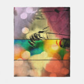Rainbow Grass Drama Fleece Blanket (Vorderseite)