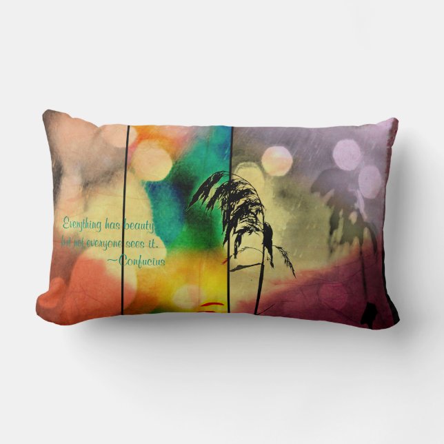 Rainbow Grass Drama Lendenkissen (Vorderseite)