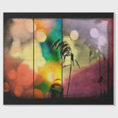 Rainbow Grass Drama Wrapping Paper Geschenkpapier (Flach)