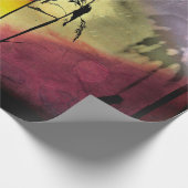 Rainbow Grass Drama Wrapping Paper Geschenkpapier (Ecke)