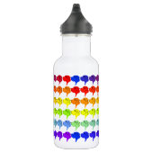 Rainbow Great Dane heads Trinkflasche (Rechts)