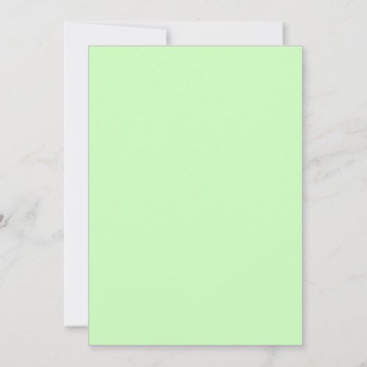 Rainbow & Green Closing Lucky Ein erster Geburtsta Einladung (Rückseite)