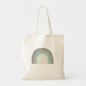 Rainbow Green Ombre Malerei Geburtstag Tragetasche (Vorne)