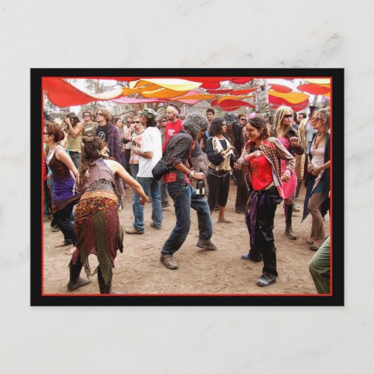 RainboW GrooViN POSTCARD Postkarte (Vorderseite)