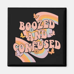 Rainbow Groovy Bachelorette Pa Magnet