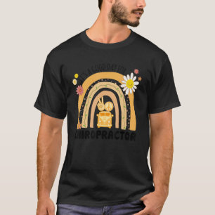 Rainbow Groovy Peace Chiropraktor Vintag T-Shirt