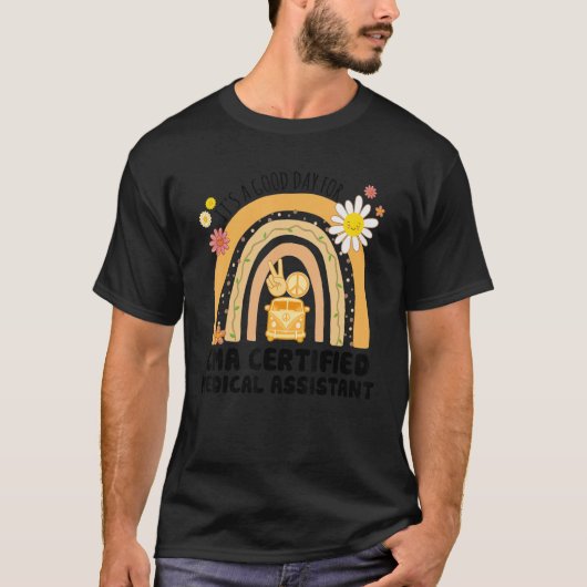 Rainbow Groovy Peace CMA Vintag T-Shirt (Vorderseite)