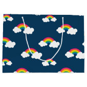 Rainbow Große Geschenktasche Geschenktüte (Rückseite)