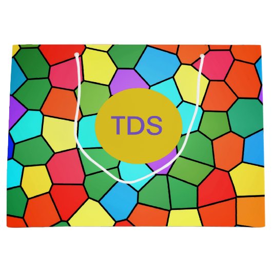 Rainbow Große Geschenktüte (Vorderseite)