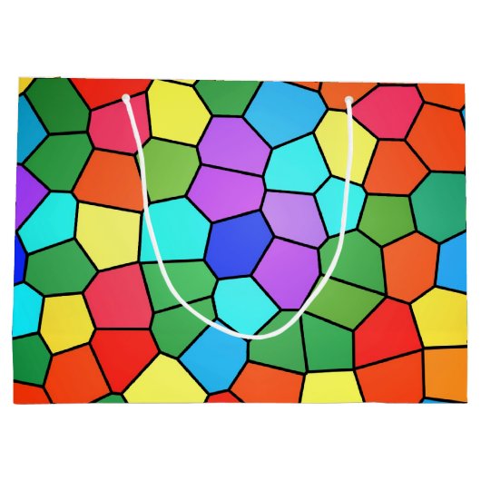 Rainbow Große Geschenktüte (Rückseite)