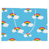 Rainbow Große Geschenktüte (Rückseite)
