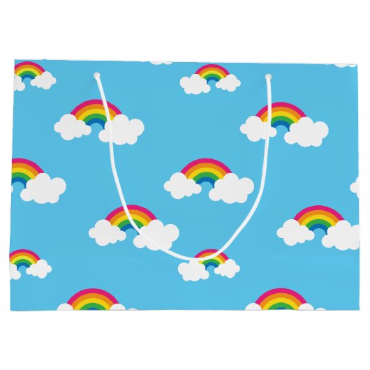 Rainbow Große Geschenktüte (Rückseite)