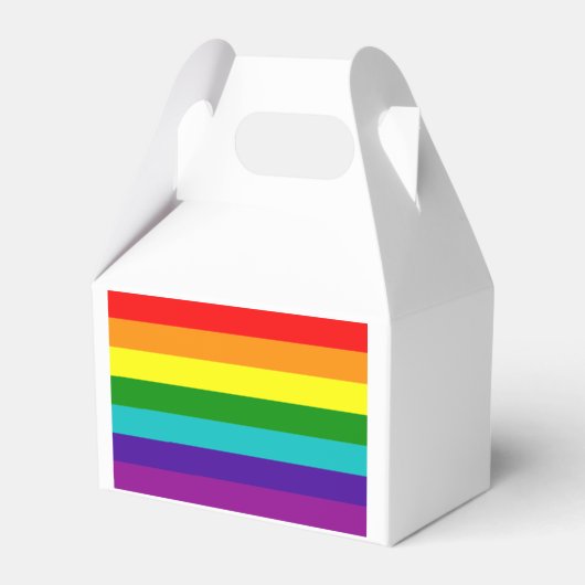 RAINBOW GROSSES GIFT BAG FAVOR BOX GESCHENKSCHACHTEL (Rückseite)