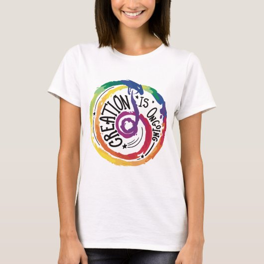 Rainbow Growth Mindset Art Quote T - Shirt (Vorderseite)
